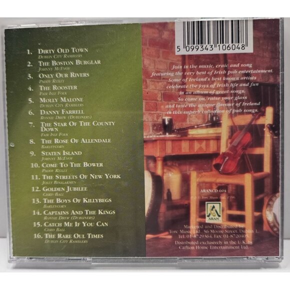 The Best Of Irish Pub Songs CD Featuring Classic Tracks By Various Artists - Picture 4 of 4